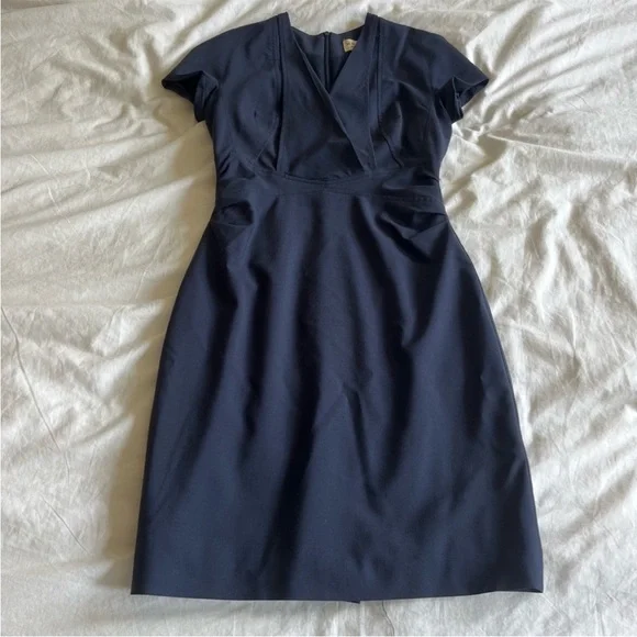 MM Lafleur Emma Dress Navy 2 - Picture 2 of 5